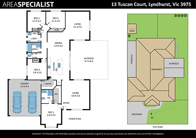 13 Tuscan Court, Lyndhurst, VIC 3975, 4 Bedrooms, 2 Bathrooms, House