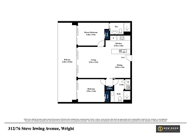312/76 Steve Irwin Avenue, Wright, ACT 2611, 2 phòng ngủ, 2 phòng tắm, Apartment