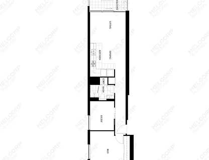 201/151 Berkeley Street, Melbourne, Melbourne CBD, 2部屋, 1バスルーム, Apartment