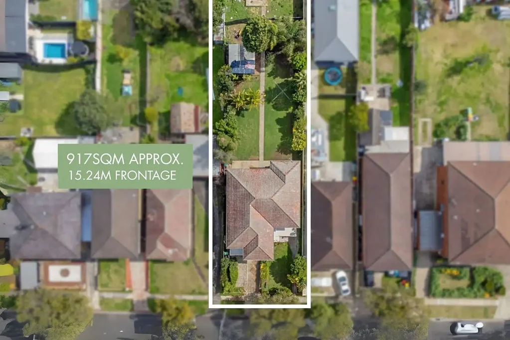 Condell Park 4chambre Rare 917sqm Block with D.A. Approval & Future Development Upside