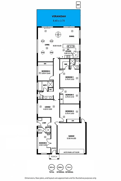 132B St Bernards Road, Magill, SA 5072, 5 રૂમ, 3 બાથરૂમ, House