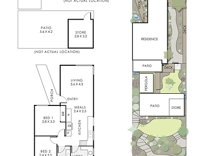 47 Hamer Avenue, Wembley Downs, North West Perth, 2 રૂમ, 1 બાથરૂમ, Apartment