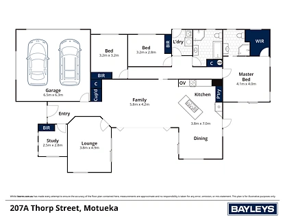 207A Thorp Street, Motueka, Tasman, 3 침실, 2 욕실, House