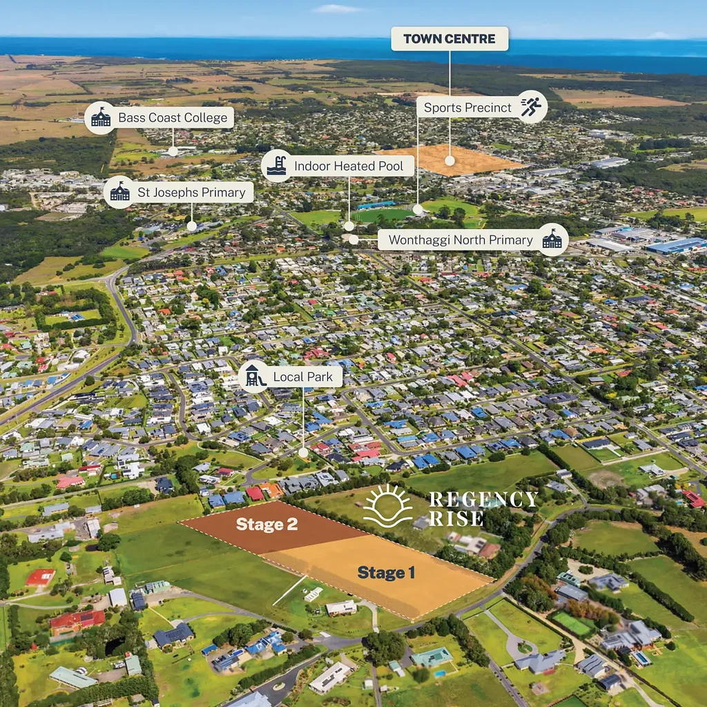 North Wonthaggi  RARE LARGE LOT RELEASE - REGENCY RISE
