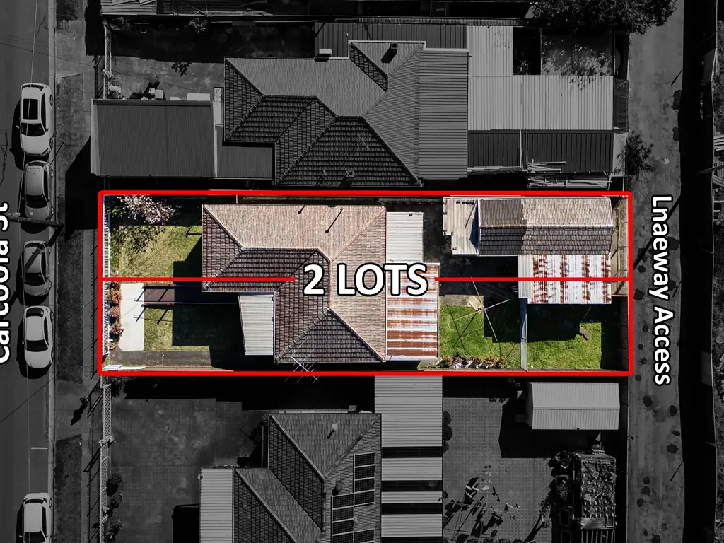 Canley Vale 3房 Canley Vale核心地段 双独立地块 潜力无限 3卧带书房 后巷通道 双车位车库 442㎡土地 Rare 2 Lots, 2 Street Access: Prime Location | Endless Potential