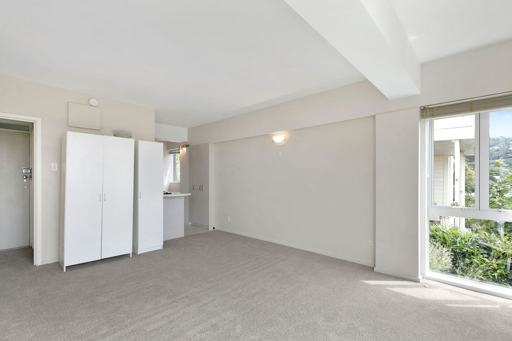 1a/20 Maarama Crescent, Aro Valley, Wellington, 1房, 1浴