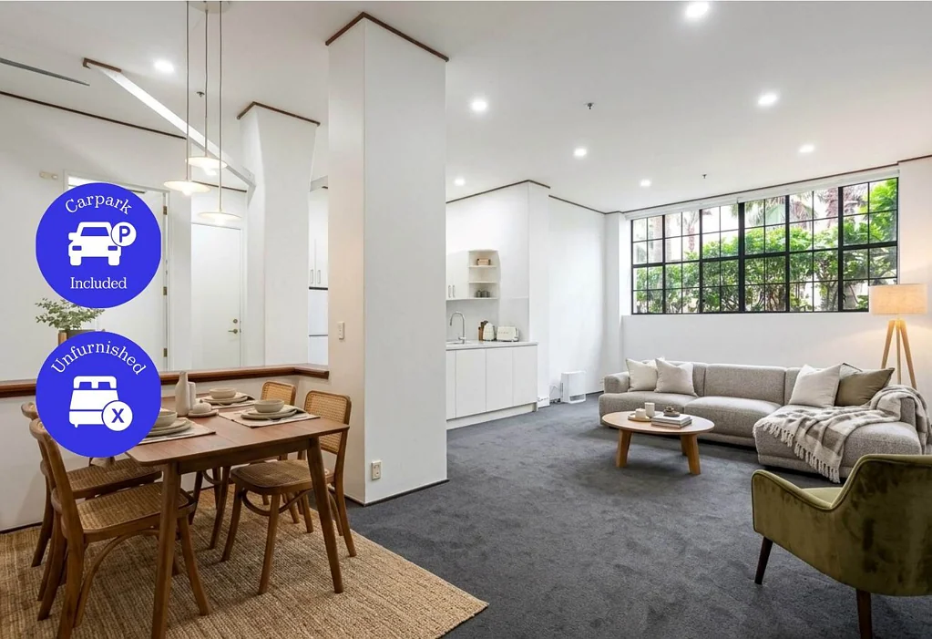 UNFURNISHED 2 bedroom, 2 bath + Carpark + stor...