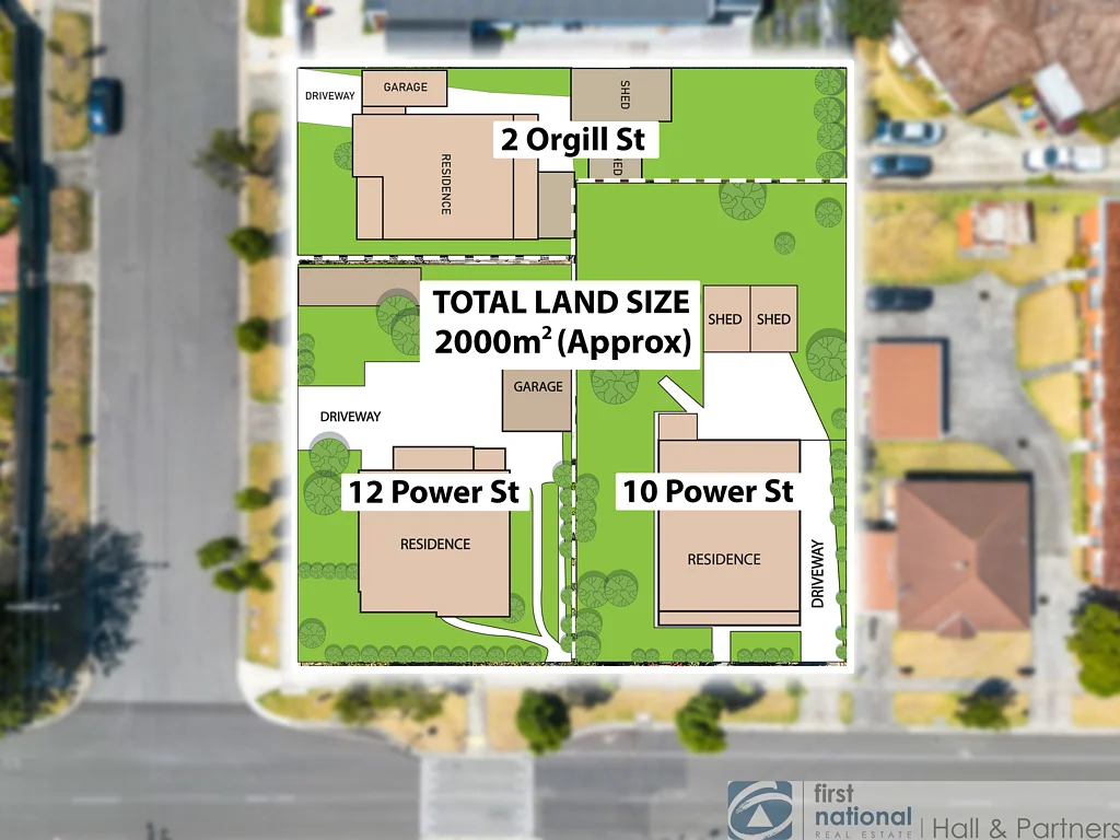 Dandenong 9غرفة نوم 2000m2 (approx.) corner land in the heart of Dandenong on 3 separate titles