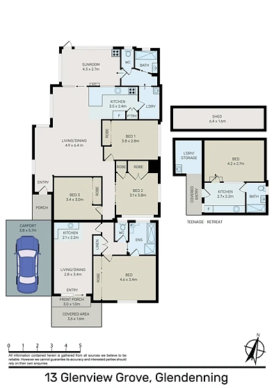13 Glenview Grove, Glendenning, NSW 2761, 5 Bedrooms, 3 Bathrooms, House