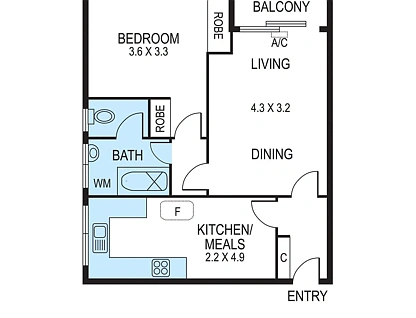 6/42 Tranmere Avenue, Carnegie, Bayside, 1 chambres, 1 salles de bain, Apartment