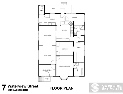 7 Waterview Road, Bundaberg North, QLD 4670, 3 Schlafzimmer, 1 Badezimmer, House