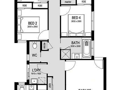 Lot 2479 Royal Mile Avenue, Berwick, South East Melbourne, 4部屋, 2バスルーム, House