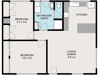 5/26 Collins Street, Traralgon, VIC 3844, 2 ਕਮਰੇ, 1 ਬਾਥਰੂਮ, Unit