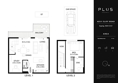 423/1 Cliff Road, Epping, Northern Suburbs, 0房, 0浴, Apartment