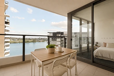 Hamilton 2कमरा Stylish Portside Apartment with River Views