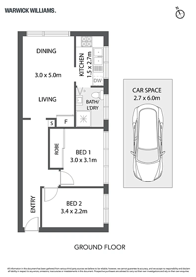 7/79 Woolwich Road, Woolwich, NSW 2110, 2 slaapkamers, 1 badkamers, Apartment