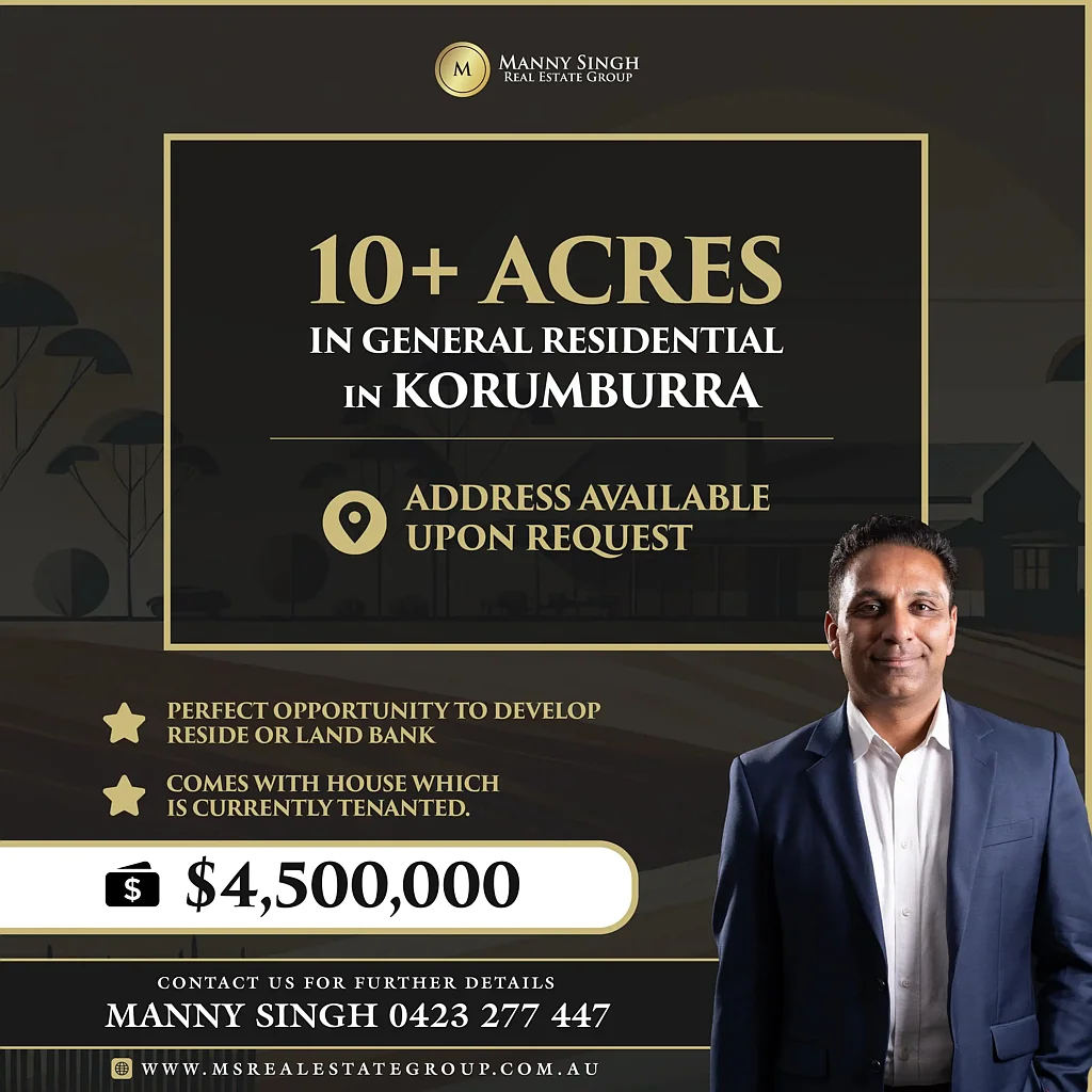 Korumburra RARE OPPORTUNITY TO BUY MORE THAN 10 ACRES IN GENERAL RESIDENTIAL ZONE.