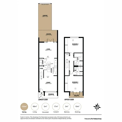 5A Spence Place, Adelaide, SA 5000, 2 rūma, 2 rūma horoi, Townhouse