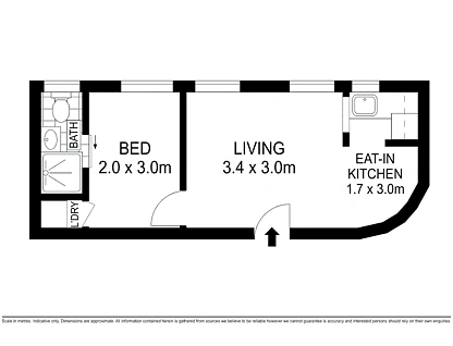 13/103 Cathedral Street, Woolloomooloo, Sydney CBD, 1 कमरे, 1 बाथरूम, Apartment