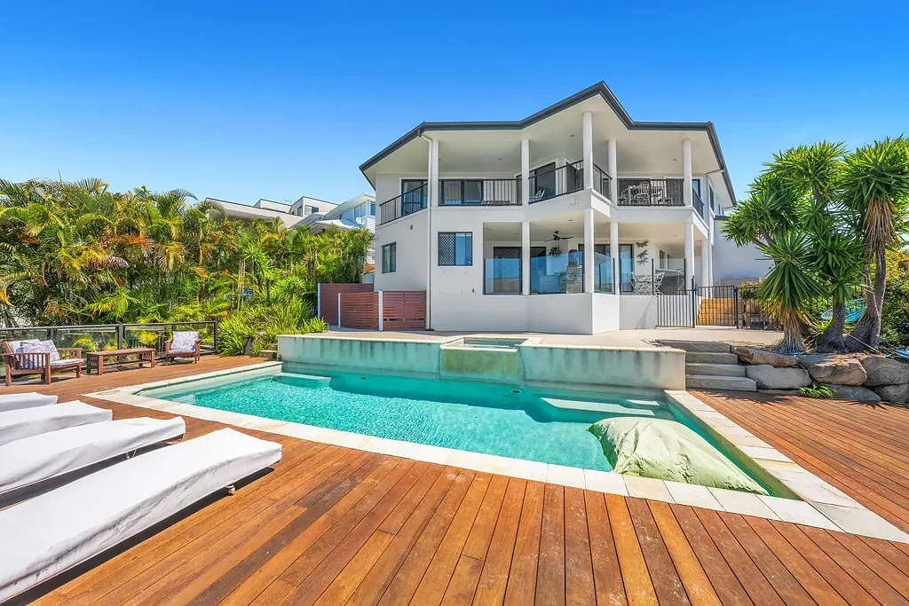 Dual Living Home with Skyline Views, Study, and Poolside Entertaining