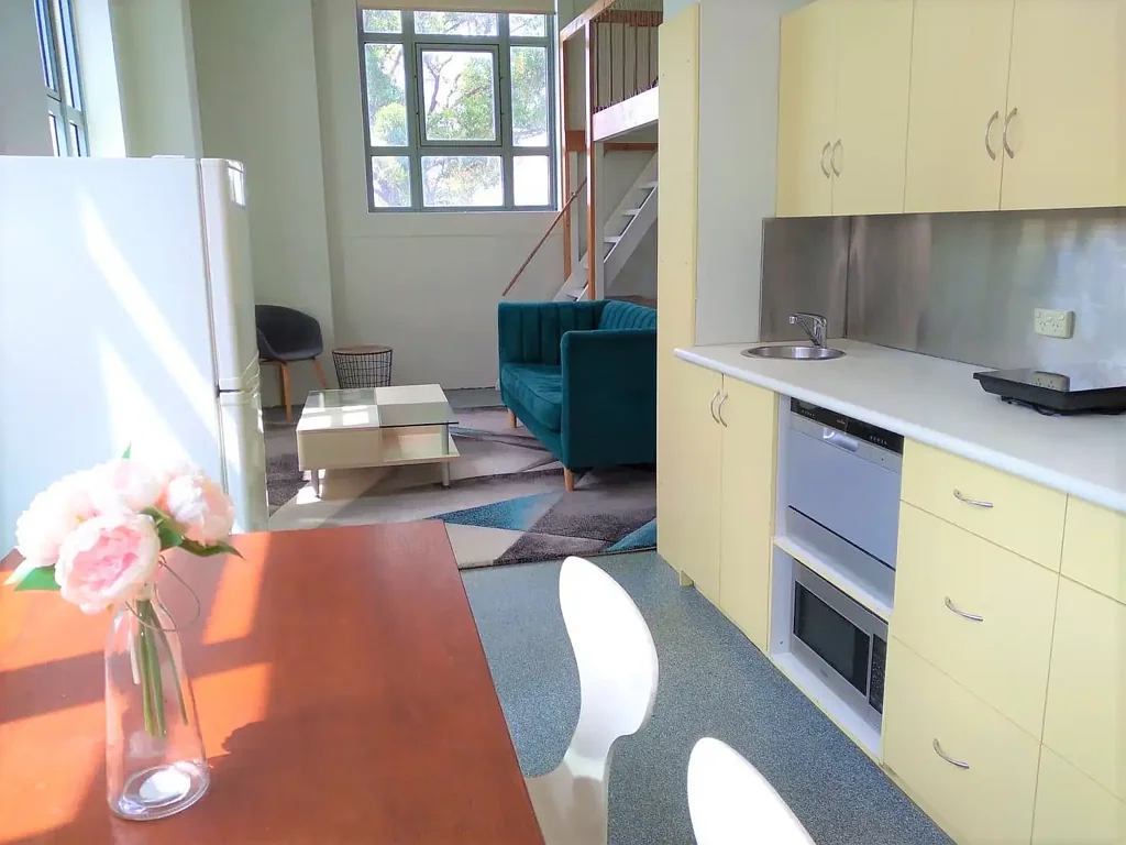 HUGE sunny loft-style furnished 1-bedroom in Newtown