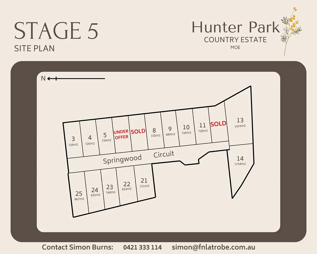 Moe Hunter Park Country Estate, Moe - STAGE 5 NOW SELLING!