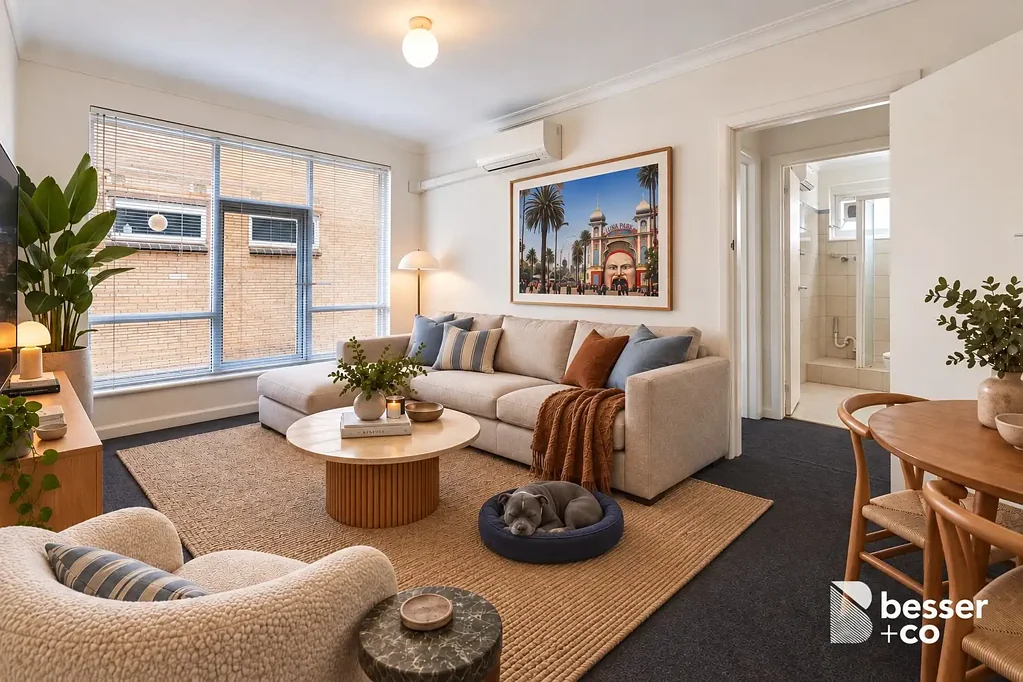 Spacious St Kilda Apartment Moments from Fitzroy Street