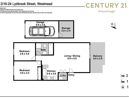 12/16-24 Lydbrook Street, Westmead, Parramatta (Northwest suburbs), 2房, 1浴, Apartment