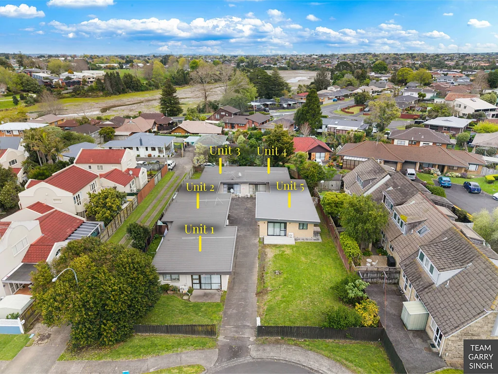 Papakura 11ਬੈੱਡਰੂਮ 5 Units. 11 Bedrooms. $150,000 Rental Appraisal.