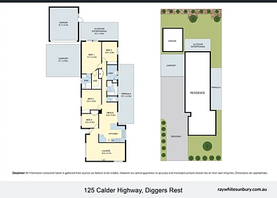 125 Calder Highway, Diggers Rest, VIC 3427, 4 રૂમ, 2 બાથરૂમ, House