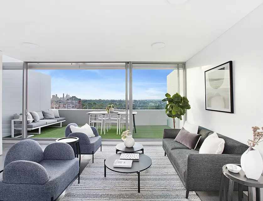 1103/11 Chandos Street, St Leonards, Lower North Shore, 2 ਕਮਰੇ, 2 ਬਾਥਰੂਮ, Apartment