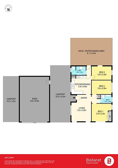 4 Jackson Street, Beaufort, VIC 3373, 3 slaapkamers, 1 badkamers, House
