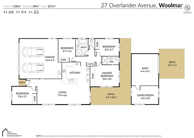 27 Overlander Avenue, Woolmar, QLD 4515, 4房, 2浴, House