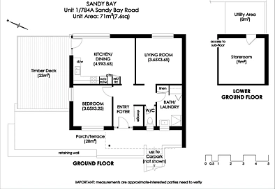 Address Withheld, Sandy Bay, TAS 7005, 1 chambres, 1 salles de bain, House