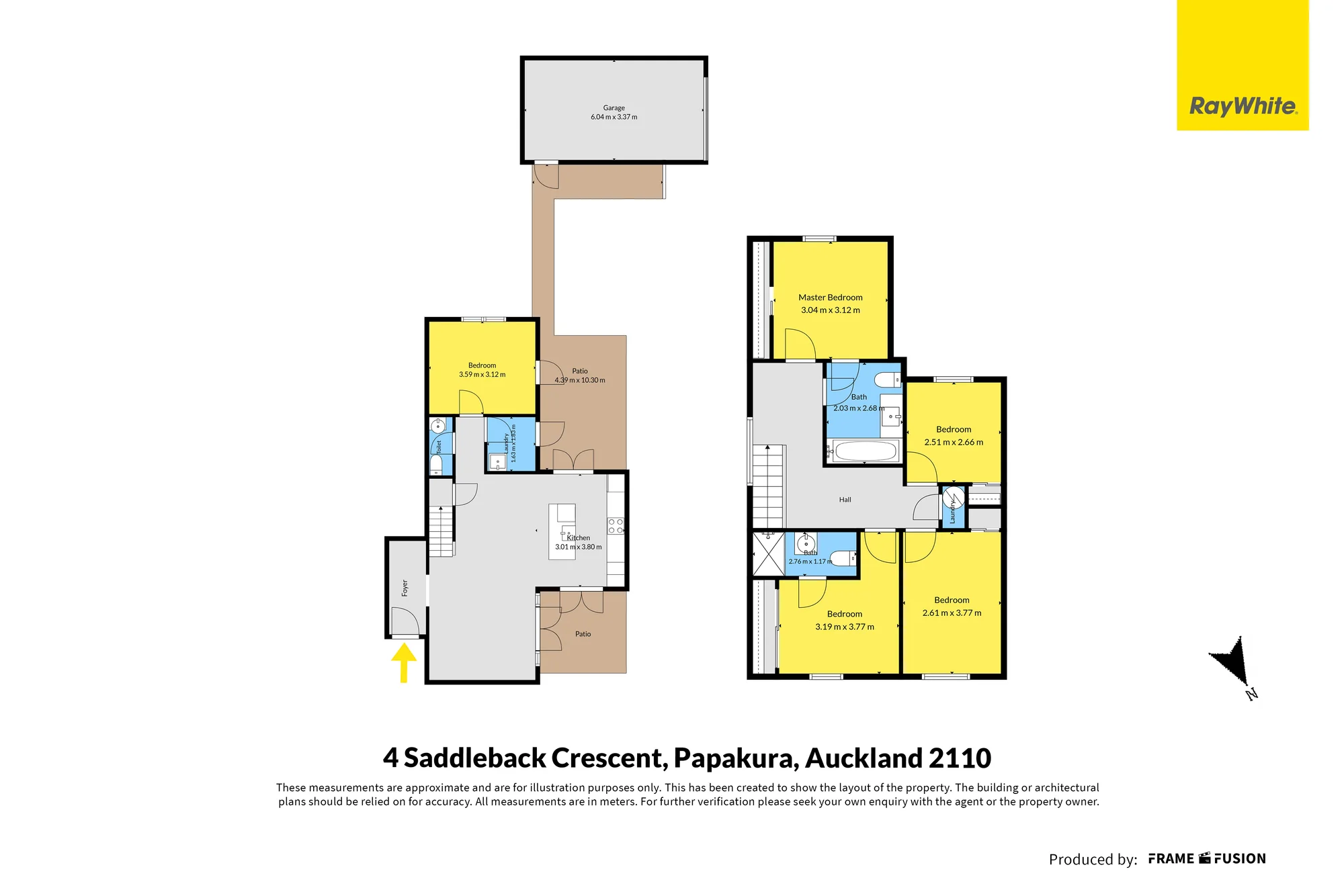 4 Saddleback Crescent, Papakura, Auckland, 5 Schlafzimmer, 2 Badezimmer, House