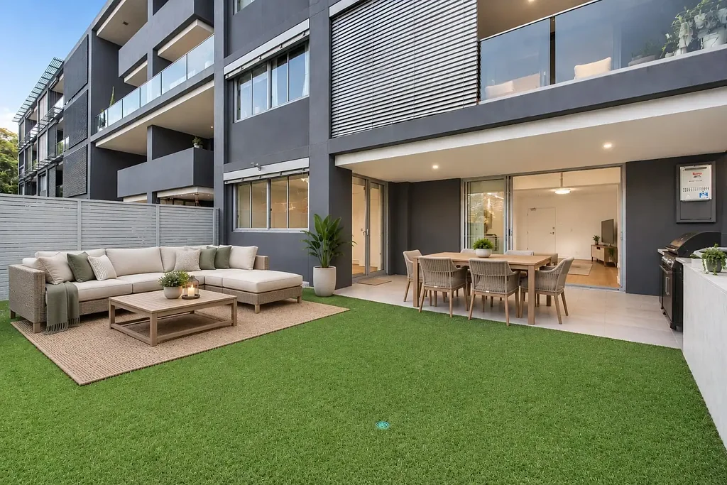 Sun Filled Executive Garden apartment in ideal locale