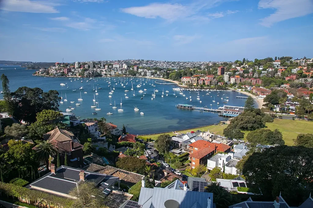 Darling Point 2બેડરૂમ ‘Eastbourne Tower’ Sunlit Apartment With Panoramic 270° Views Of Harbour, Rushcutters Bay & City Skyline