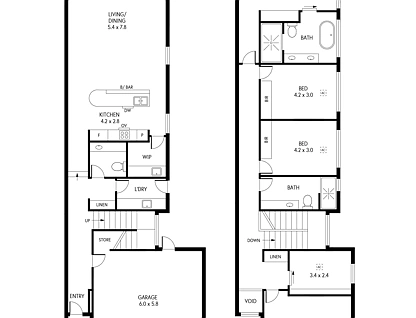 22 & 24 Ron Wait Court, Lockleys, Western Adelaide, 3 રૂમ, 2 બાથરૂમ, House