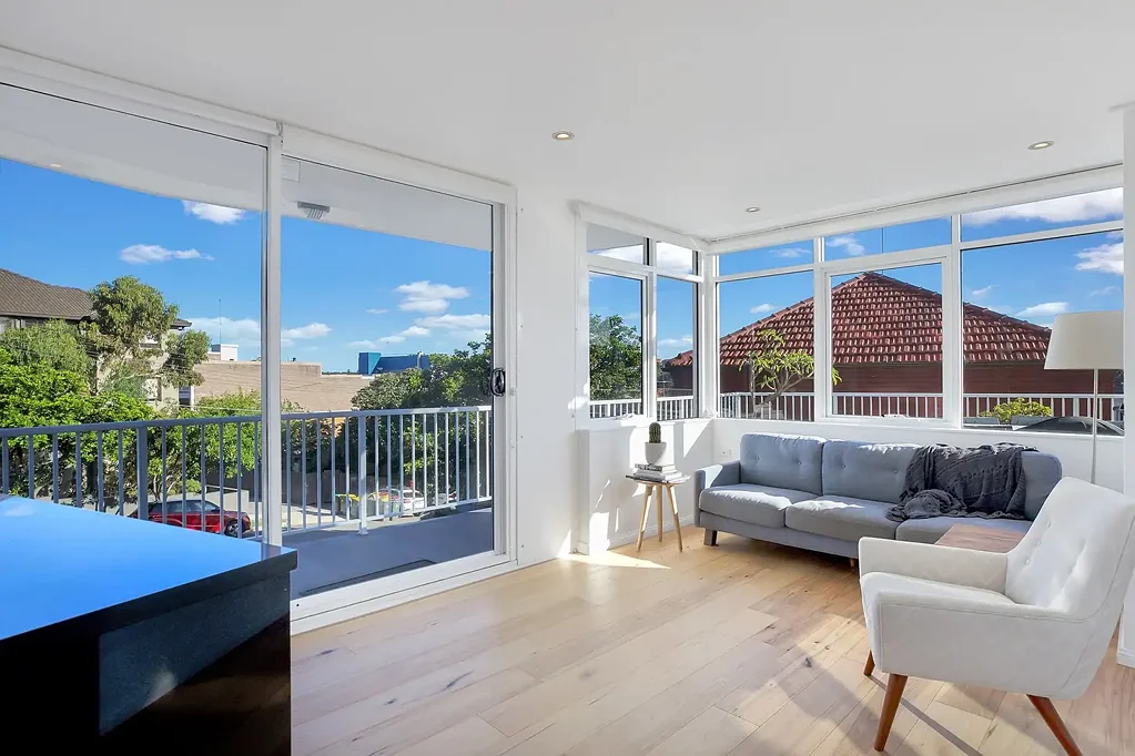 Stylish two-bedroom apartment with large outdoor terrace area