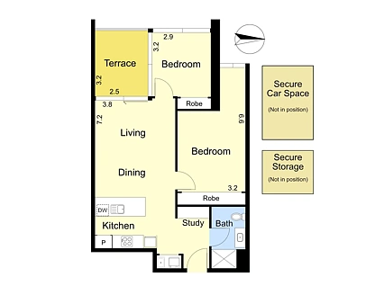 207/11 Wellington Street, Collingwood, Melbourne CBD, 2 ਕਮਰੇ, 1 ਬਾਥਰੂਮ, Apartment