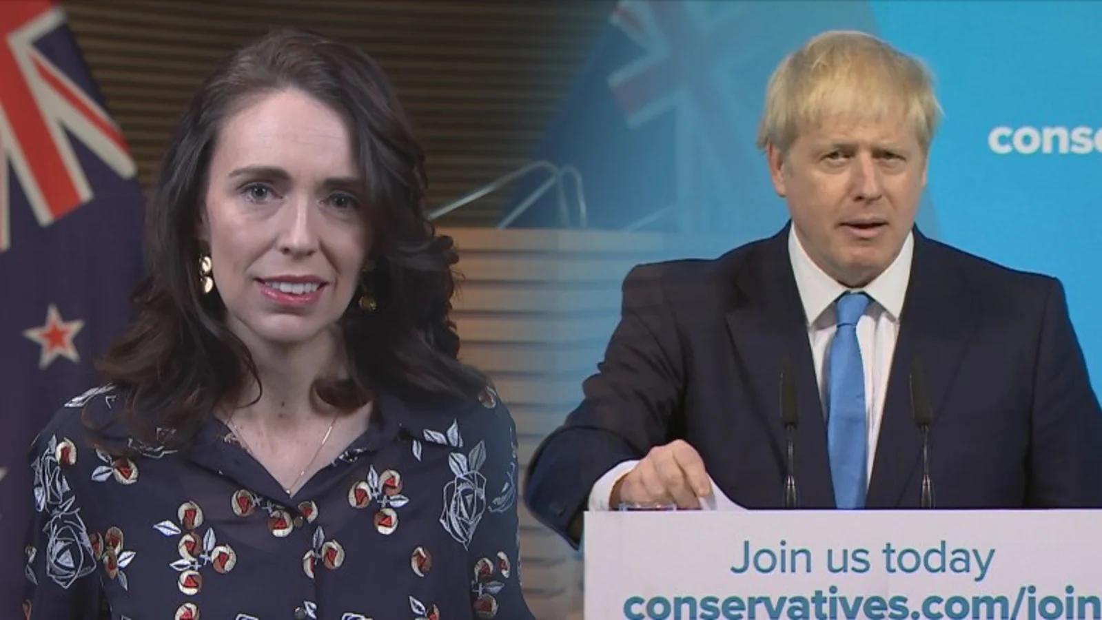 “这对新西兰和英国都是有利的”，总理Jacinda Ardern祝贺新任英国首相当选