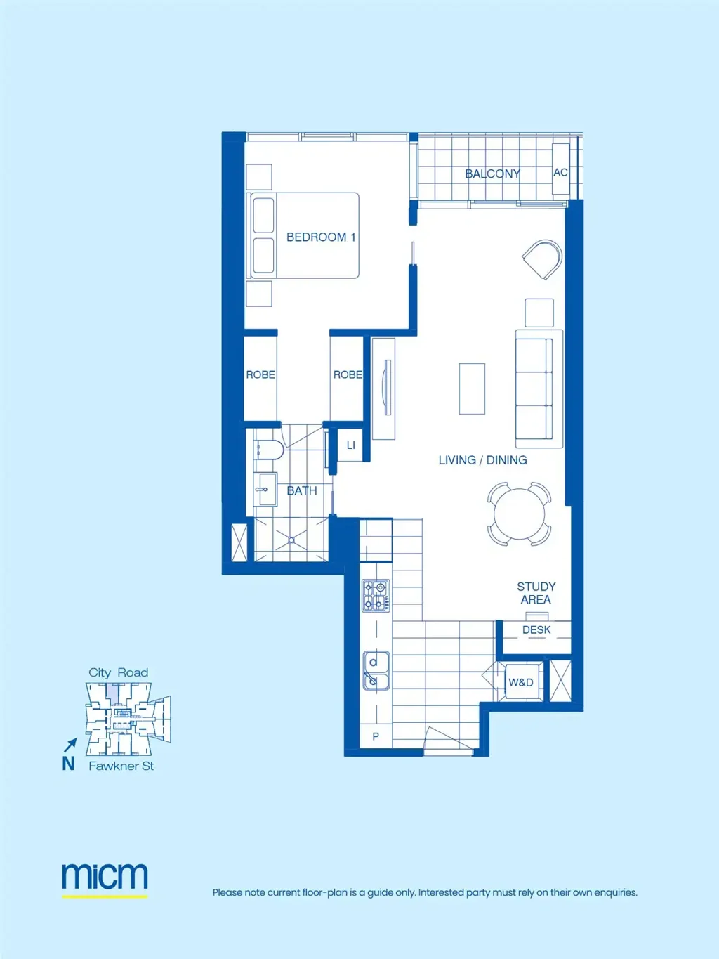 Modern One-Bedroom Apartment
