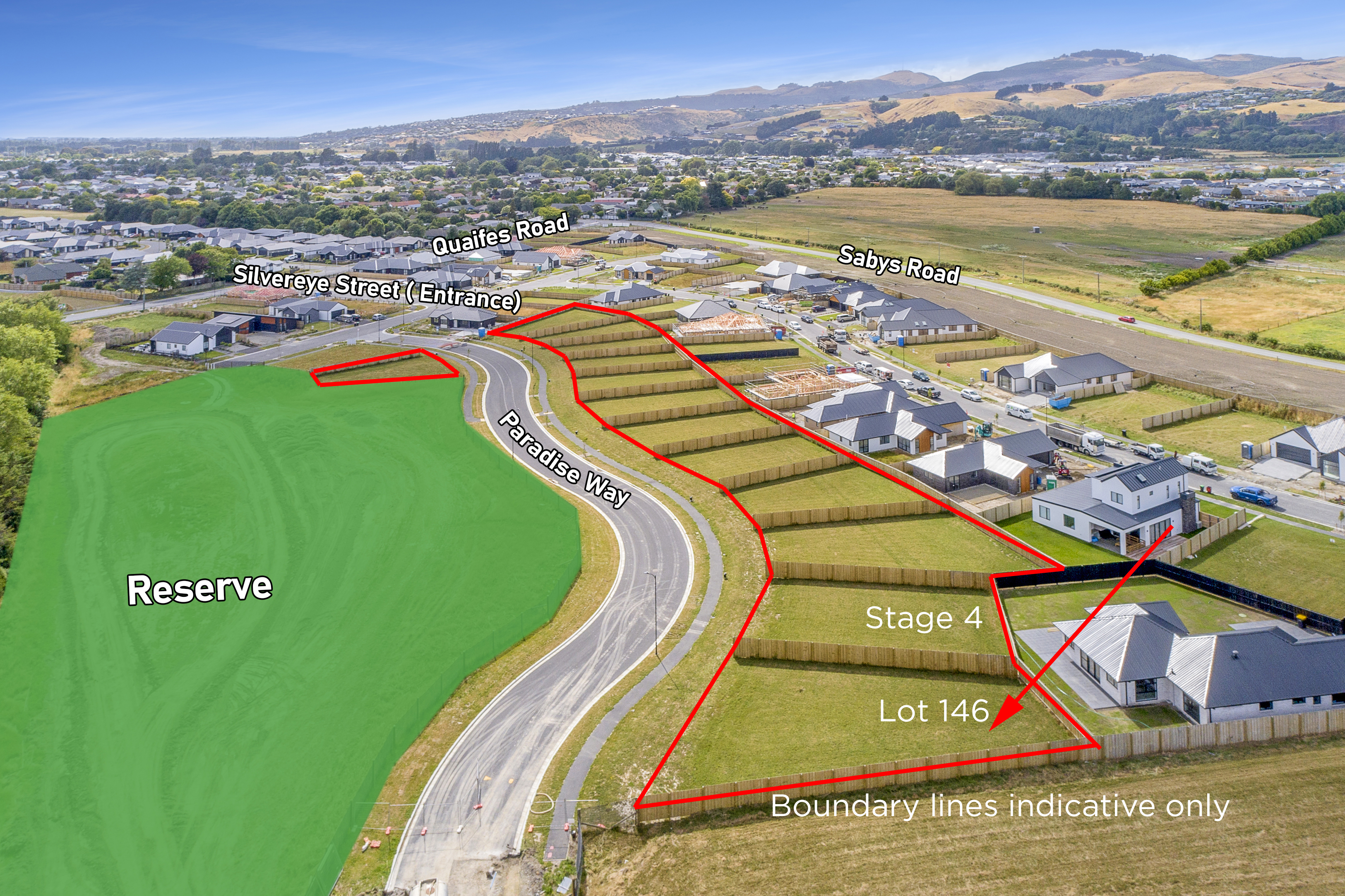 4 Paradise Way, Halswell, Christchurch, 0房, 0浴, Section