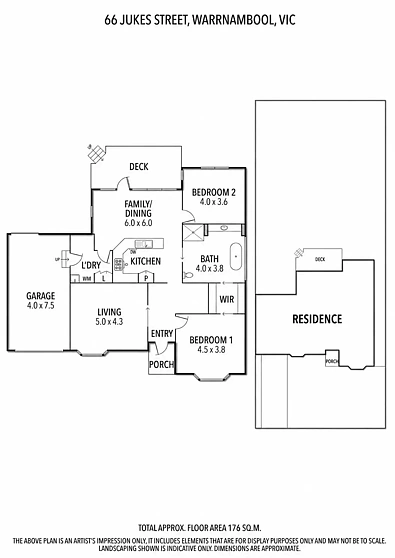 66 Jukes Street, Warrnambool, VIC 3280, 2 Bedrooms, 1 Bathrooms, House