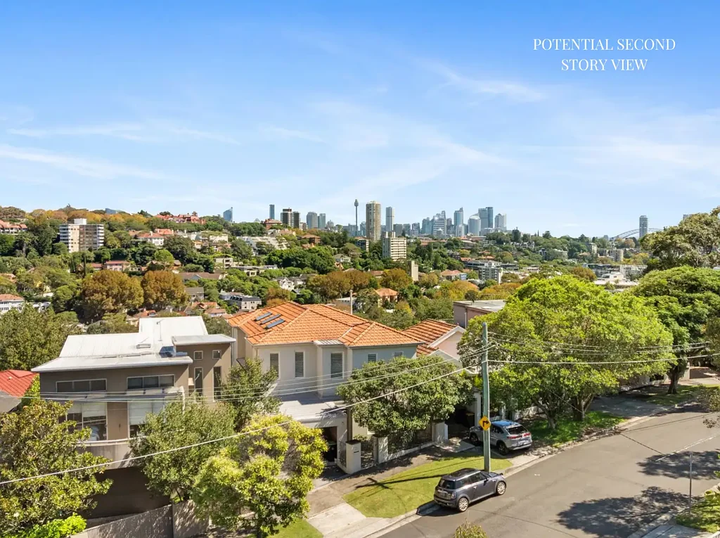 Bellevue Hill 4房 DA获批豪华住宅 20米临街面 广阔区域城市景观 灵活定制或再开发 蓝筹位置近Double Bay 海港精英校 Rare Bellevue Hill Opportunity with Panoramic District & City Views