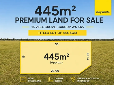 16 Vela Grove, Cardup, WA 6122, 0房, 0浴, Section
