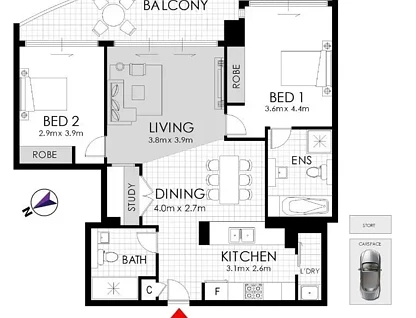 703/87 Shoreline Drive, Rhodes, Inner West, 2 રૂમ, 2 બાથરૂમ, Apartment