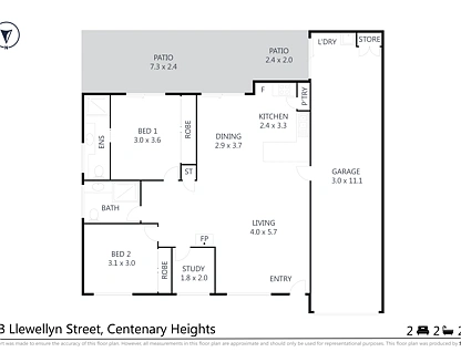 2/2b Llewellyn Street, Centenary Heights, Toowoomba, 2部屋, 2バスルーム, Unit