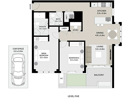 564/7 Hirst Street, Arncliffe, South Western Suburbs, 2房, 2浴, Apartment