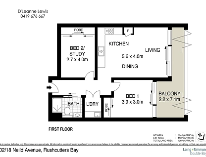 Apartment 102 &#x201C;Encore&#x201D; 18-28 Neild Avenue, Rushcutters Bay, Sydney CBD, 2 Kuwarto, 1 Banyo, Apartment